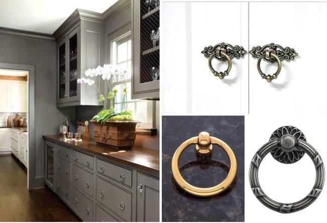 handle-rings for kitchen facades