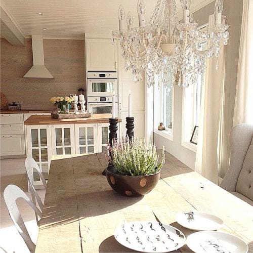 chandelier for large kitchen