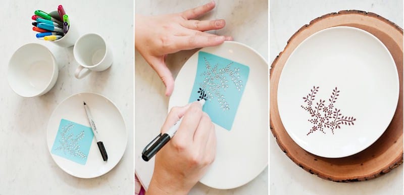 painting dishes for the new year do it yourself