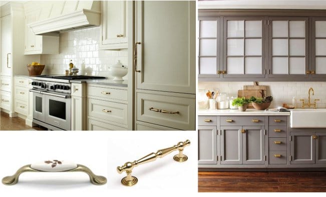 classic style kitchen handles