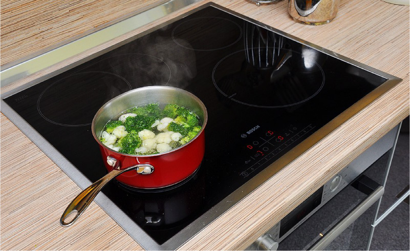 Cooktop with frame