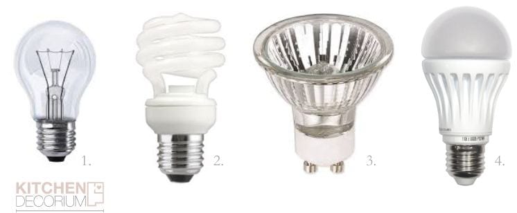 types of lamps