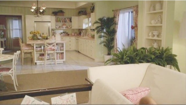 The interior design in the series Cougar Town - Ellie