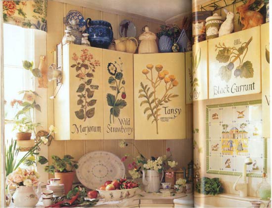 Perabot dapur decoupage