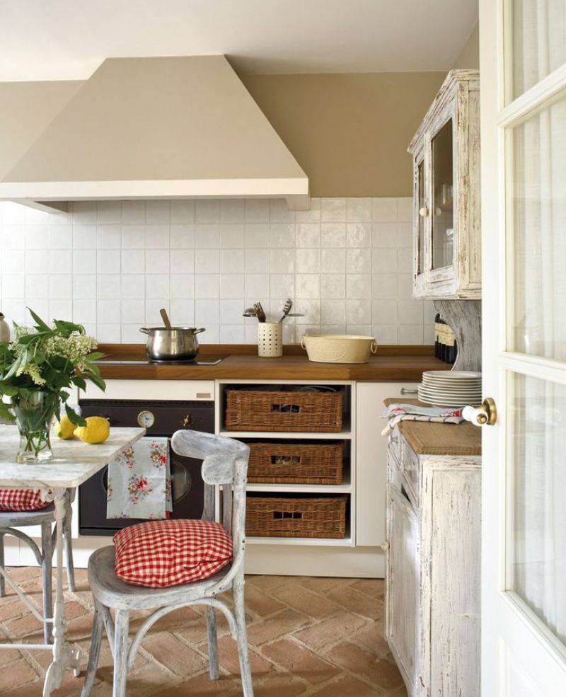 Provence style kitchen interior