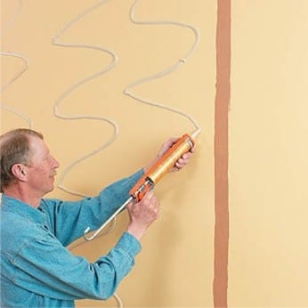 how to glue wall panels