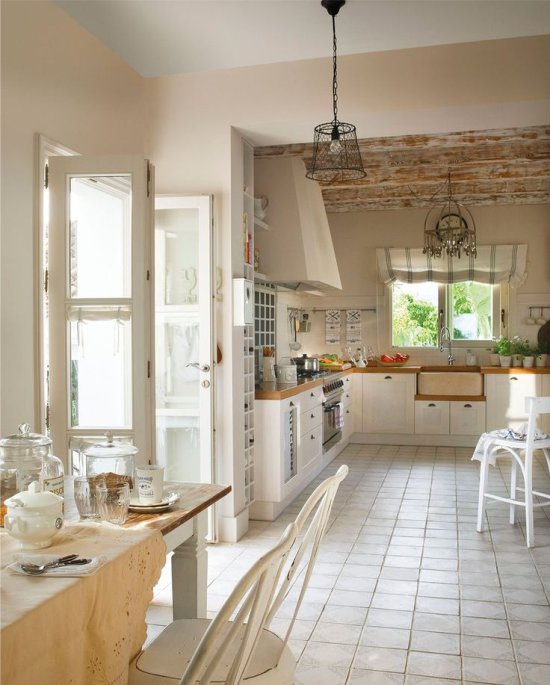 Provence-style kitchen in a country house