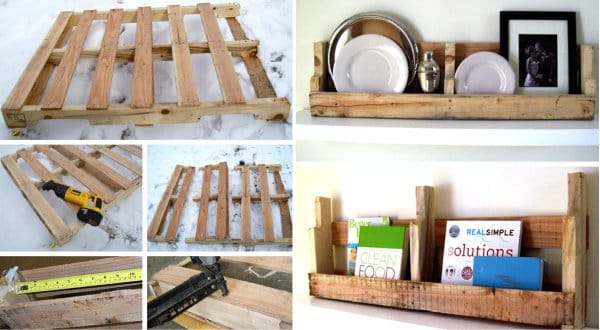 Kitchen shelves do it yourself from pallets