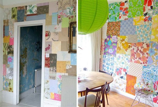 Patchwork tapet