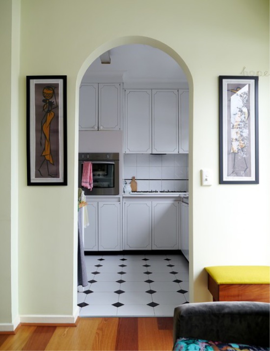 Arch in the kitchen