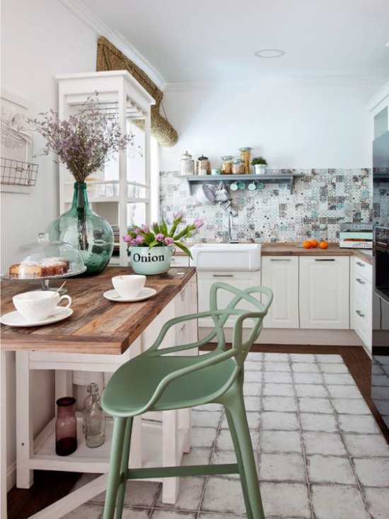 Kitchen in natural colors