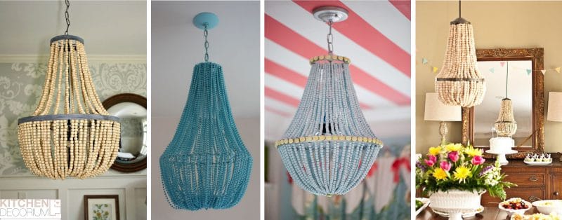 DIY chandelier