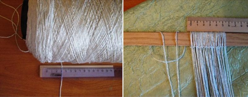 Thread curtains do-it-yourself instructions