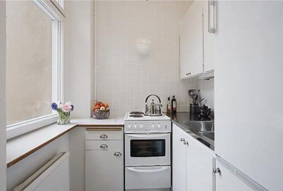 Sconce over the kitchen counter