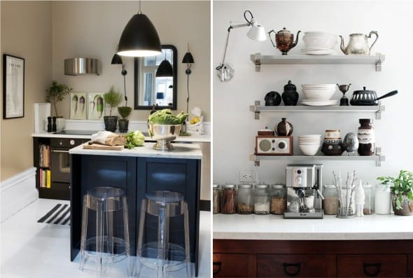 Sconce over the kitchen counter