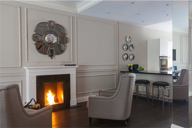 Art Deco Kitchen Living Room