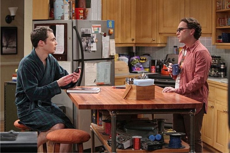 Dining area in The Big Bang Theory