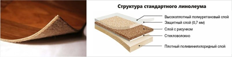 Structura linoleumului