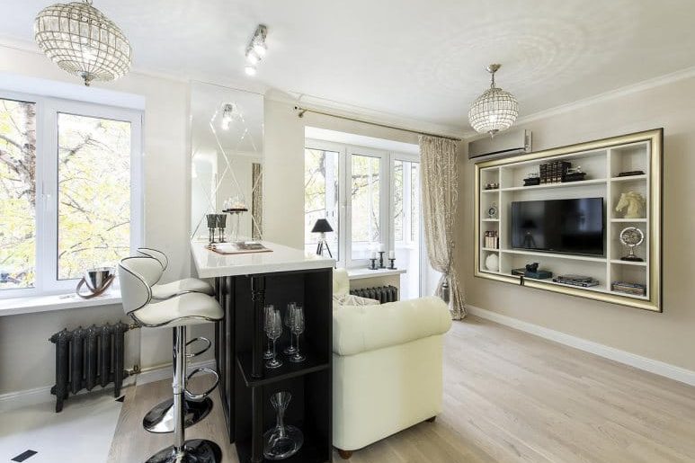 Art Deco Chairs and Bar Counter