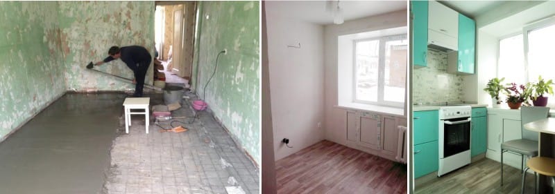 Plasarea linoleum în bucătărie cu propriile mâini