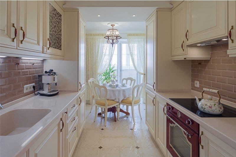 White classic kitchen