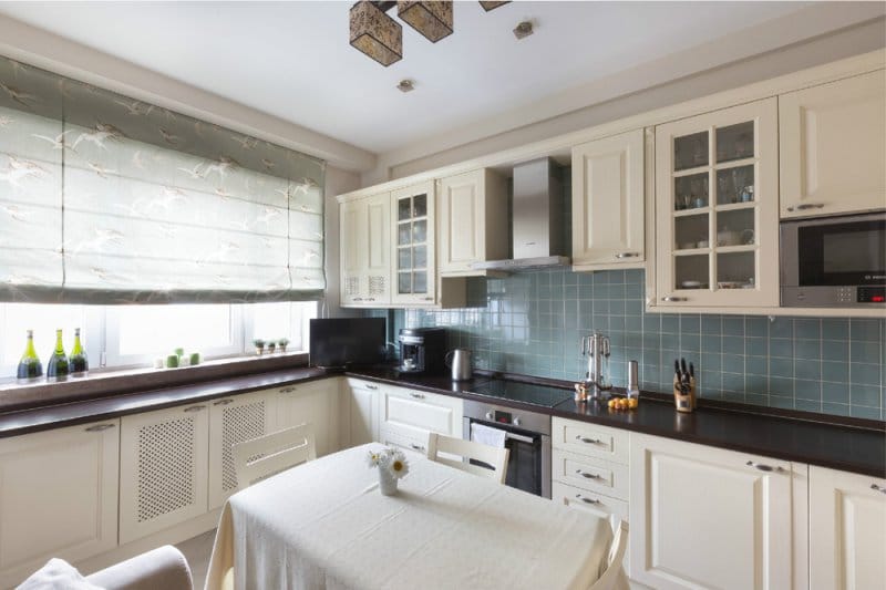 White classic kitchen