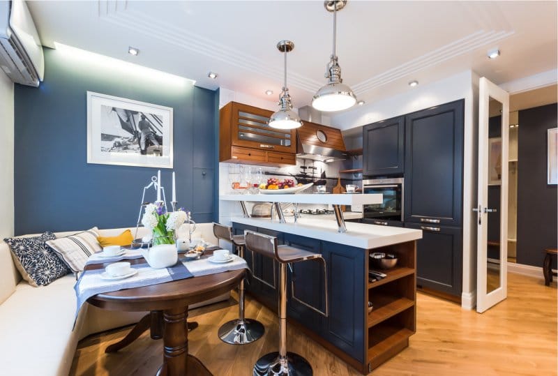 Kitchen corner in the interior