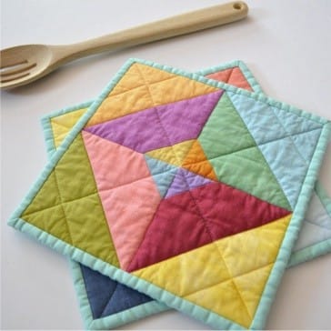 Patchwork kvadratkandeholder