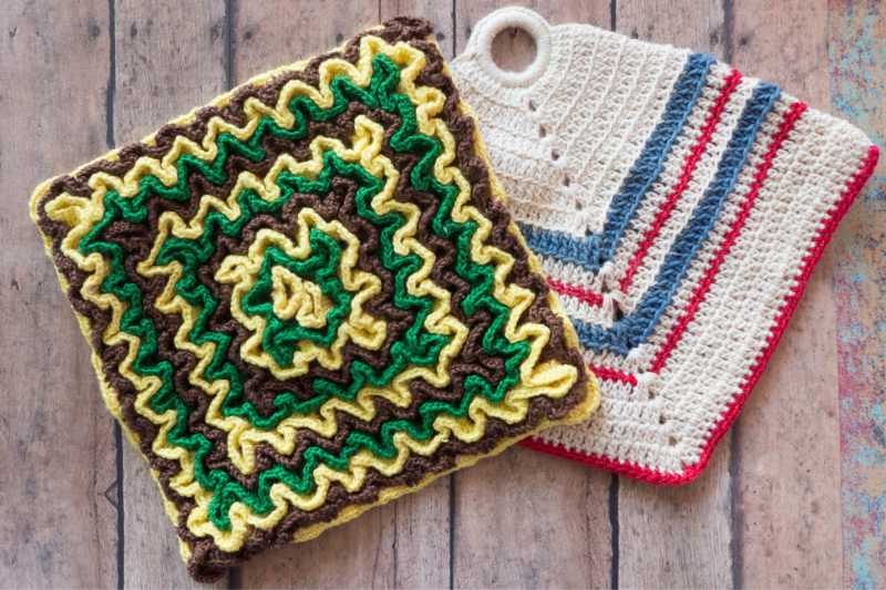 Potholder dệt kim