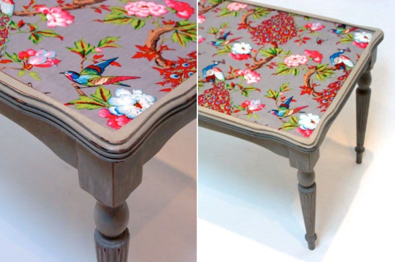 Kitchen table decoupage - ideas