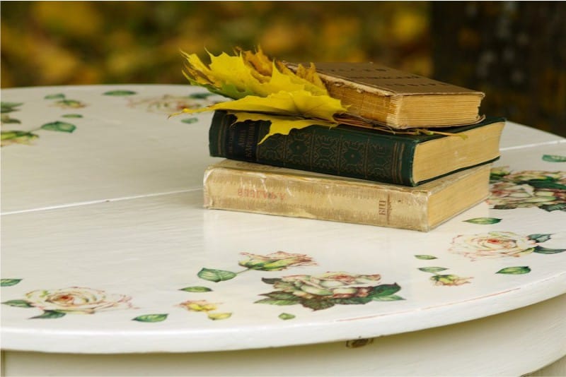 Decoupage table