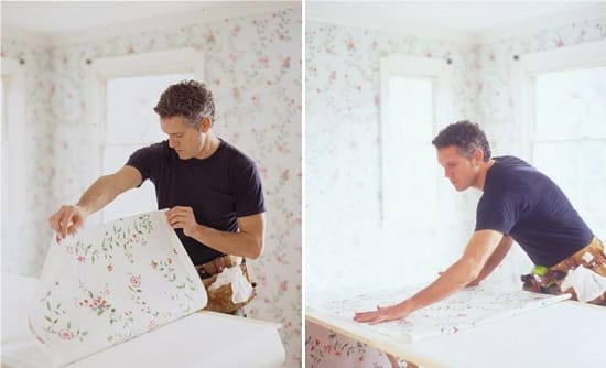 How to glue vinyl wallpaper