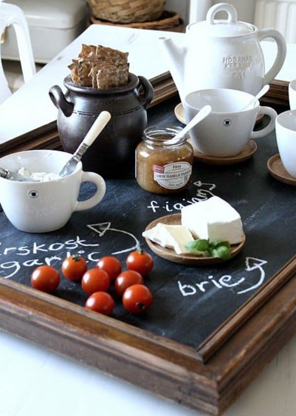 Plateau de petit déjeuner