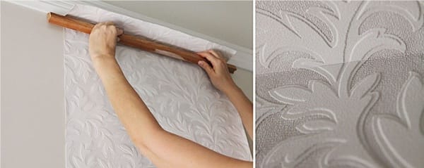 Gluing non-woven wallpaper with their own hands