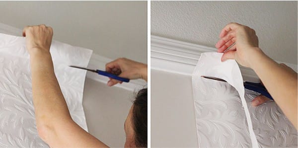 Gluing non-woven wallpaper with their own hands