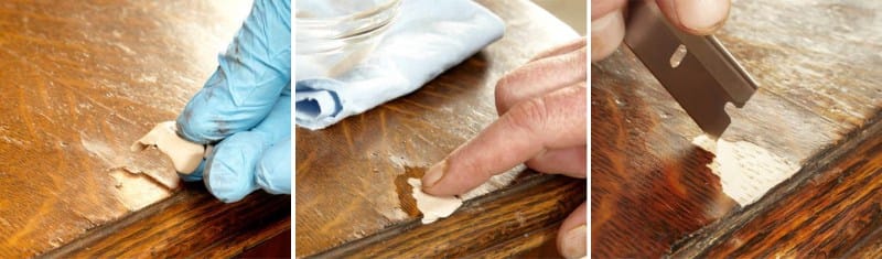 Restoration of veneered kitchen tabletops