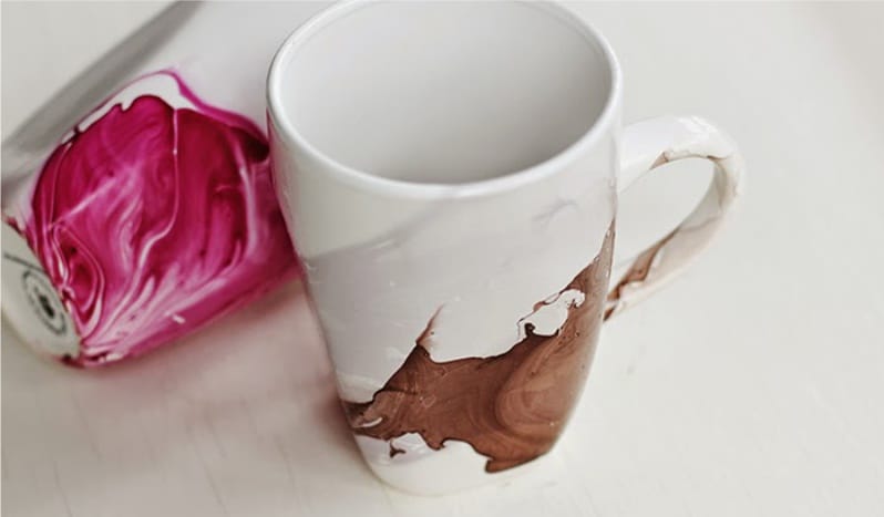 Hand painted mugs