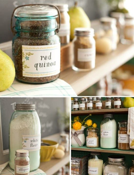 Jars for storing spices and bulk products