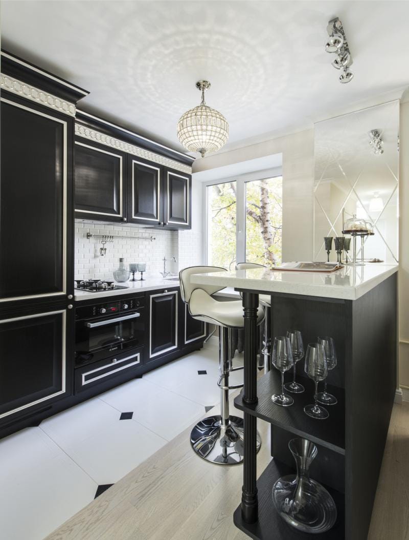 Black Art Deco 5 Kitchen