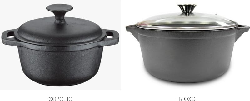 Cast iron pan