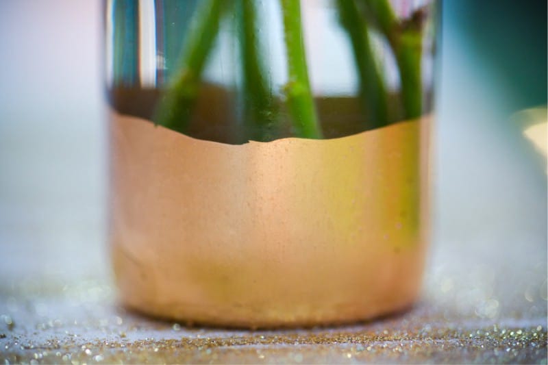 Décor de bouteille de mariage