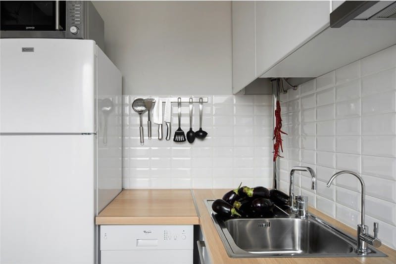 Gray male-style kitchen