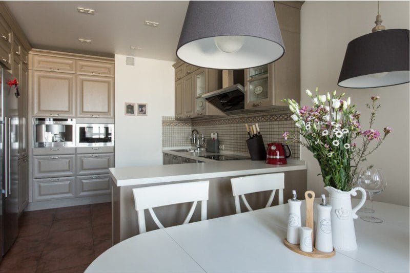 Classic beige kitchen