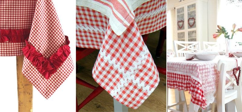 Checkered Tablecloths