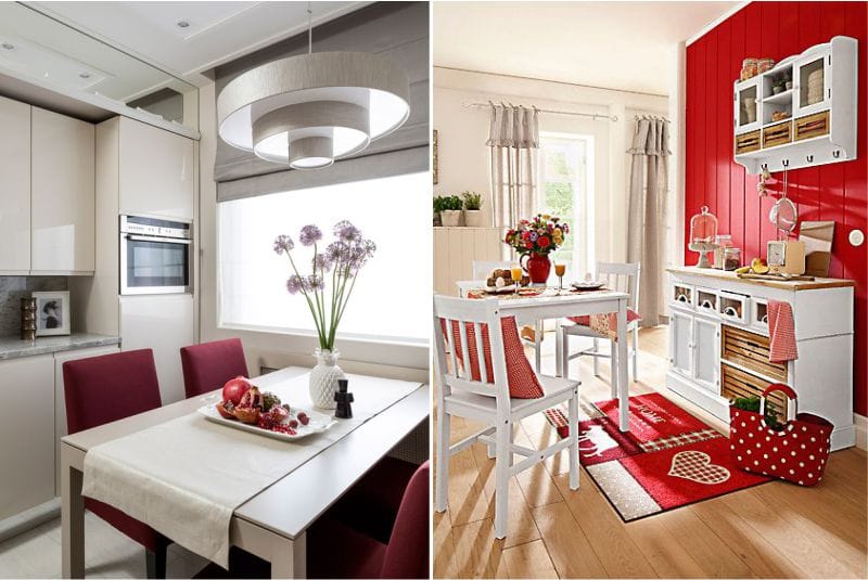 Dapur beige merah