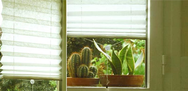 Blinds from wallpaper with their own hands