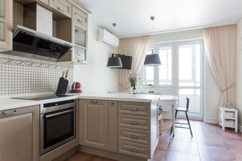 Classic beige kitchen