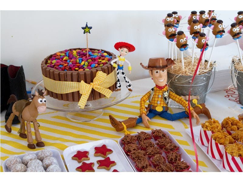 Candy bar i stil med Toy Story