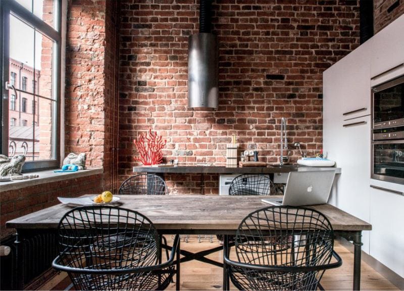 Loft-style kitchen