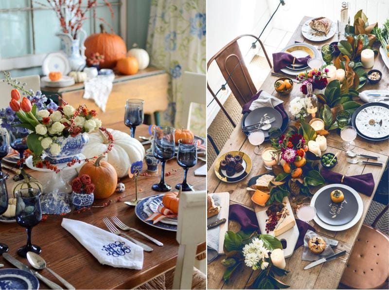 Autumn table setting